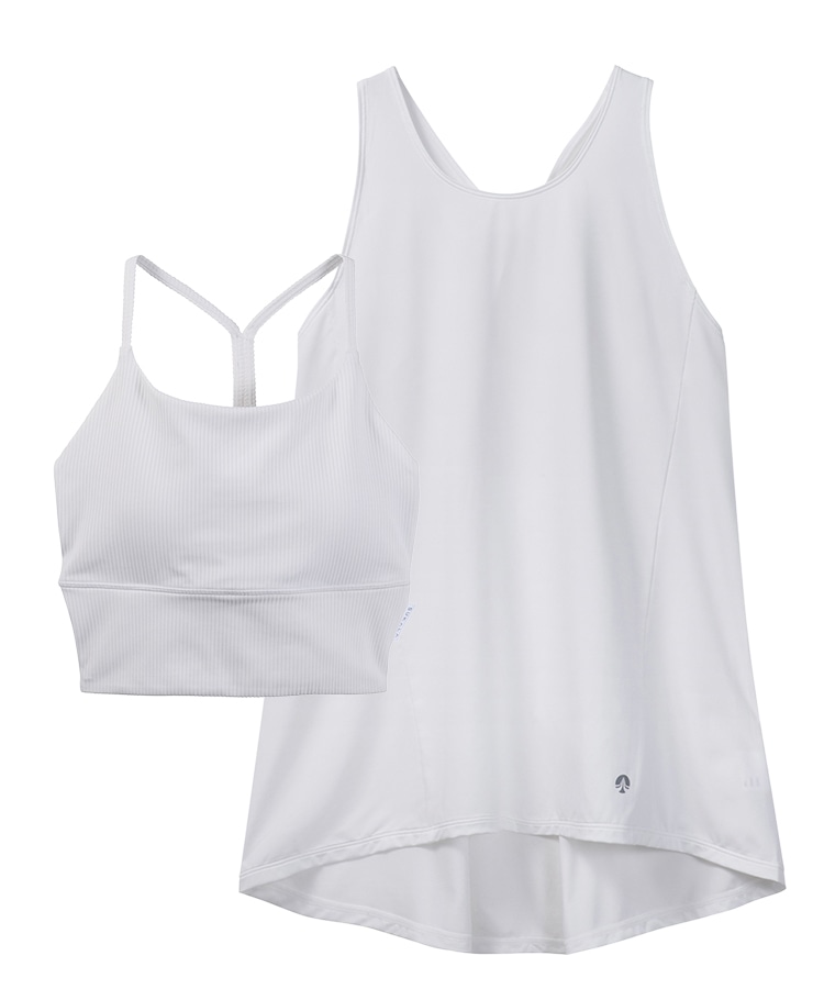 SUKALA】バックツイストセパレートタンクトップ(S・M・Lサイズ ペール