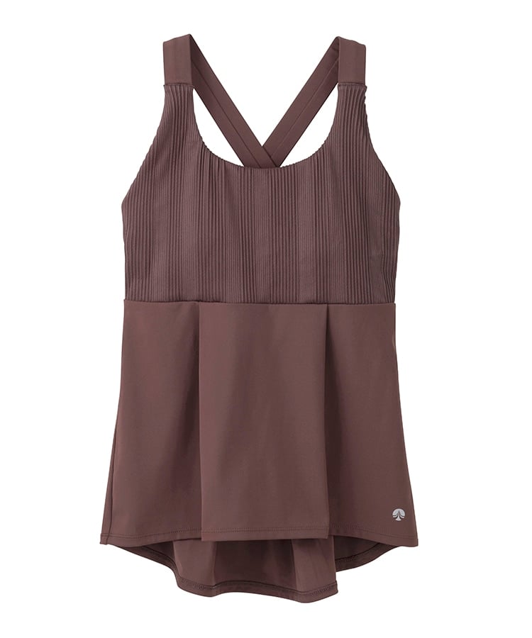 SUKALA】バックフレアタンク(Sサイズ ローズコッパー・チョコレート