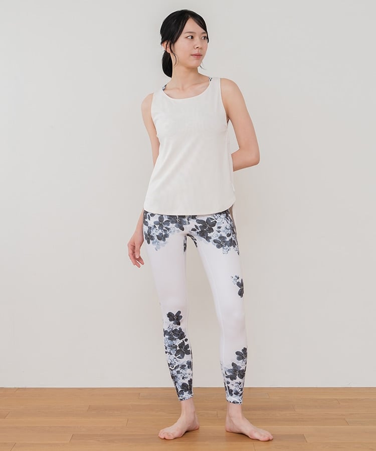 SUKALA】フルオブフラワーセパレートタンク(Sサイズ モーヴ・ローズ