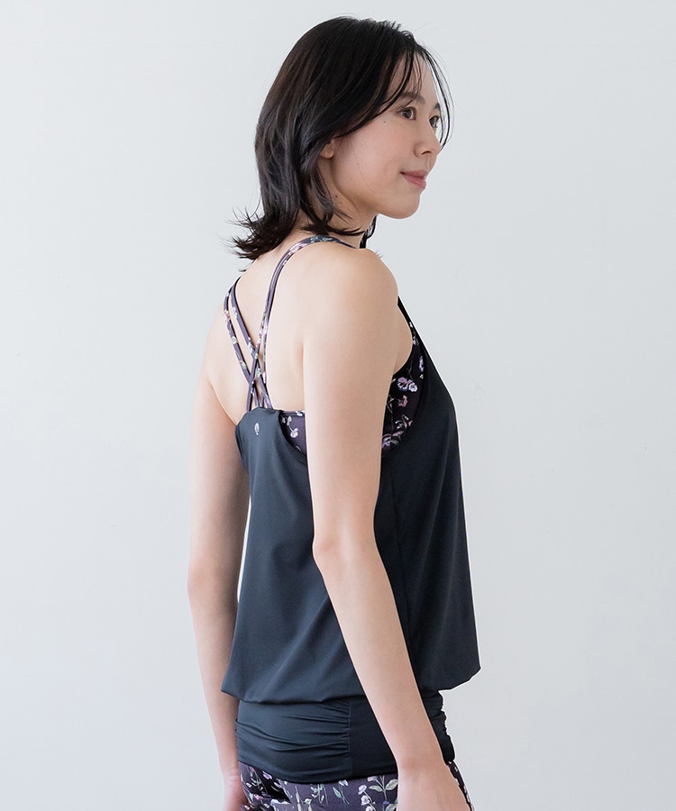 SUKALA】スプリングフラワーカバーキャミソール(XS・Sサイズ パンジー
