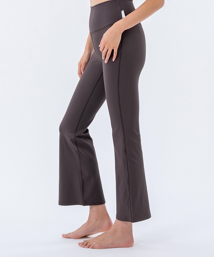 SUKALA】ベーシックリブフレアパンツ(XS・S・M・L・LLサイズ