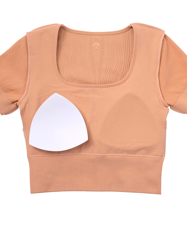 SUKALA】ウエーブリブアクティブクロップドトップス(S・M・Lサイズ