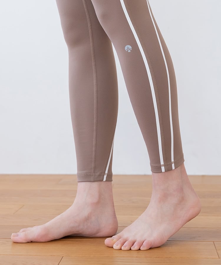 SUKALA】カラーラインレギンス(S・M・Lサイズ ネイビー・ブラウン