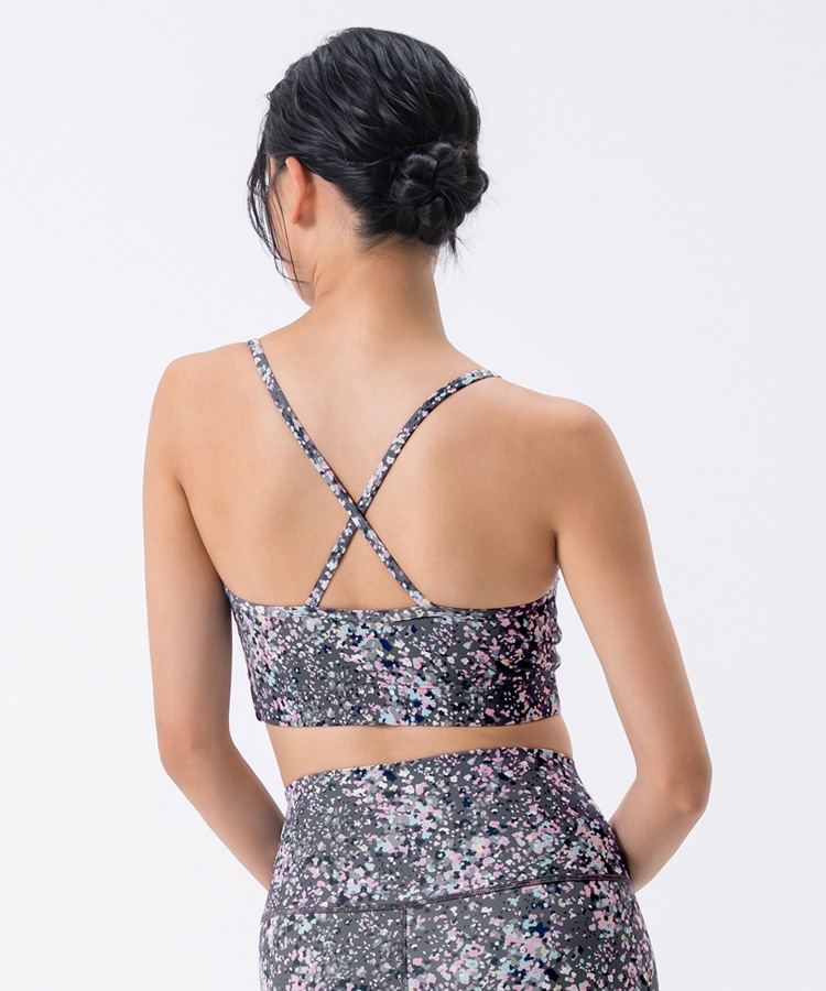 SUKALA】フロントギャザータンクトップ付きトリプルセットアップ(XS・L