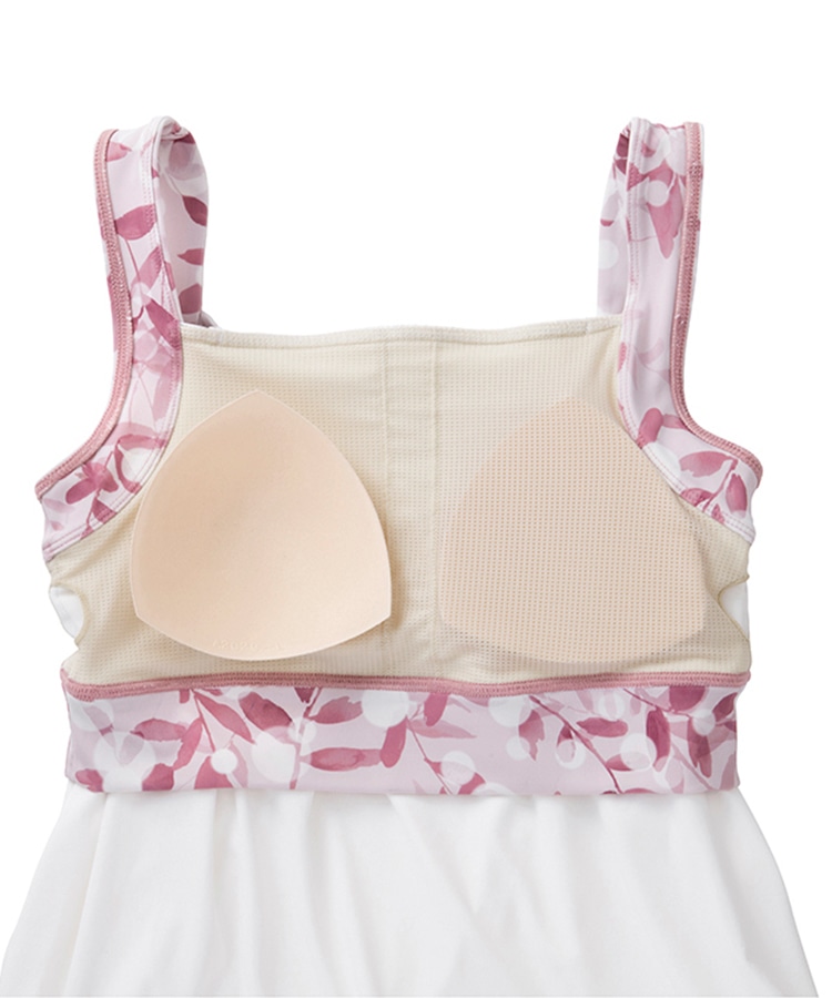 SUKALA】リーフレイヤードタンクトップ(Sサイズ ダークネイビー