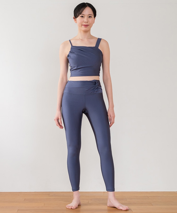 SUKALA】シャインストレッチツイストレギンス(XS・S・M・Lサイズ