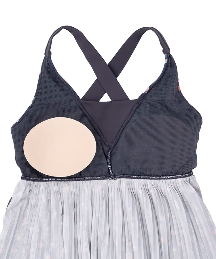 SUKALA】ローズプリントプリーツタンクトップ(XS・S・M・L・LLサイズ