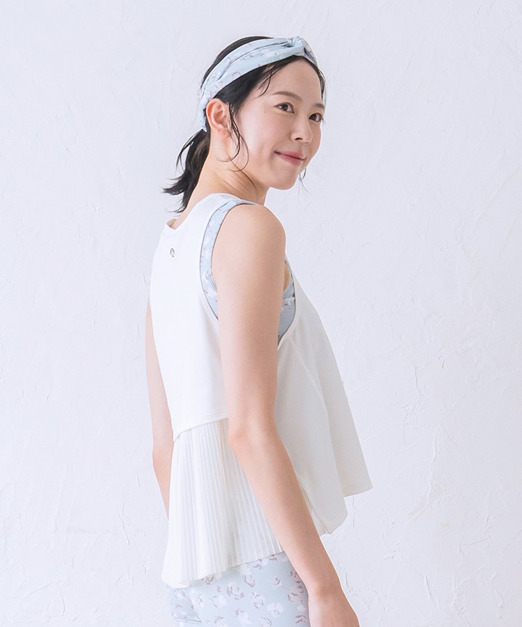 SUKALA】バックプリーツタンクトップ(S): ヨガウェアLAVA公式