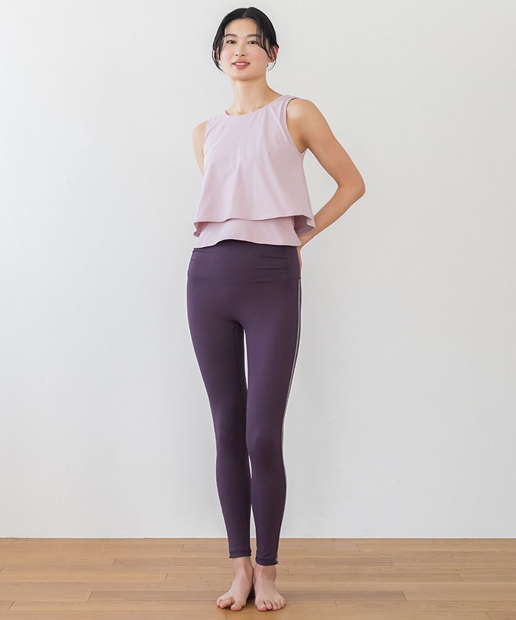 SUKALA】カップ付きフレアタンクトップ(XS・M・Lサイズ ライラック