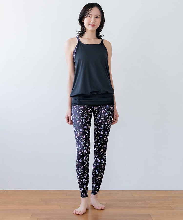 SUKALA】スプリングフラワーカバーキャミソール(XS・Sサイズ パンジー