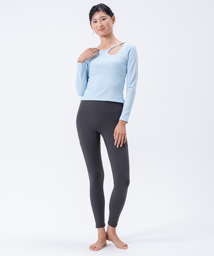 SUKALA】ユーティリティレギンス(S・M・Lサイズ パープル・チャコール