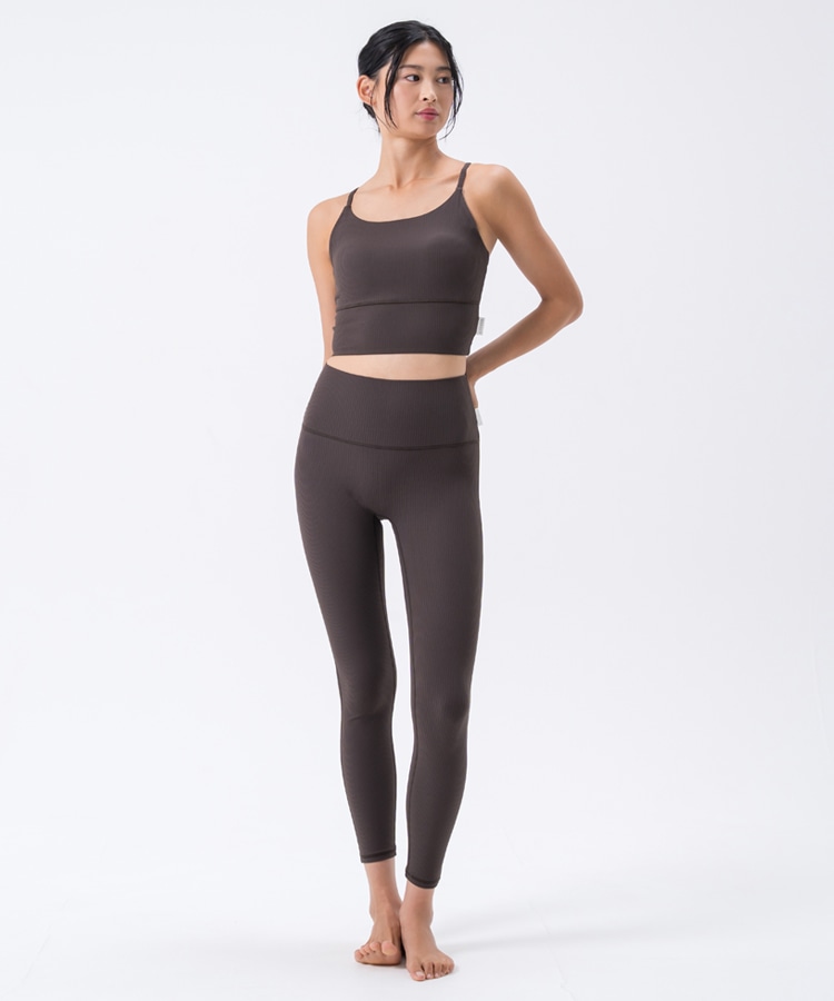 SUKALA】ベーシックリブアクティブレギンス(XS・Sサイズ ブラック