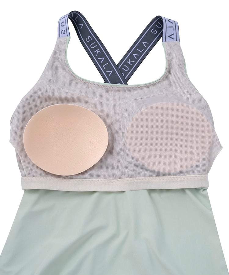 SUKALA】ベーシックバックフレアタンクトップ(S・Lサイズ ブラック