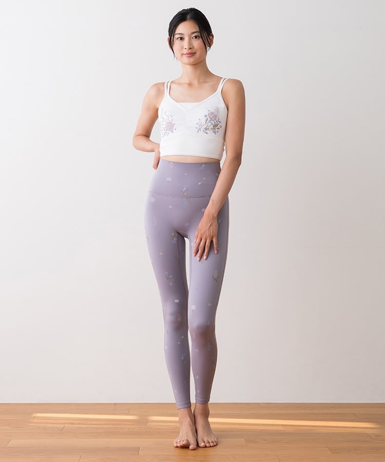 SUKALA】フラワーブーケブラトップ(Mサイズ ブラック・オフホワイト