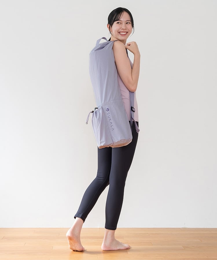 SUKALA】Yogi Mat Bag(キャメル・ラベンダー・チャコールグレー): ヨガ