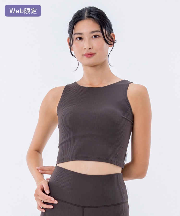 SUKALA】ベーシックリブショートタンクトップ(XS・S・M・Lサイズ