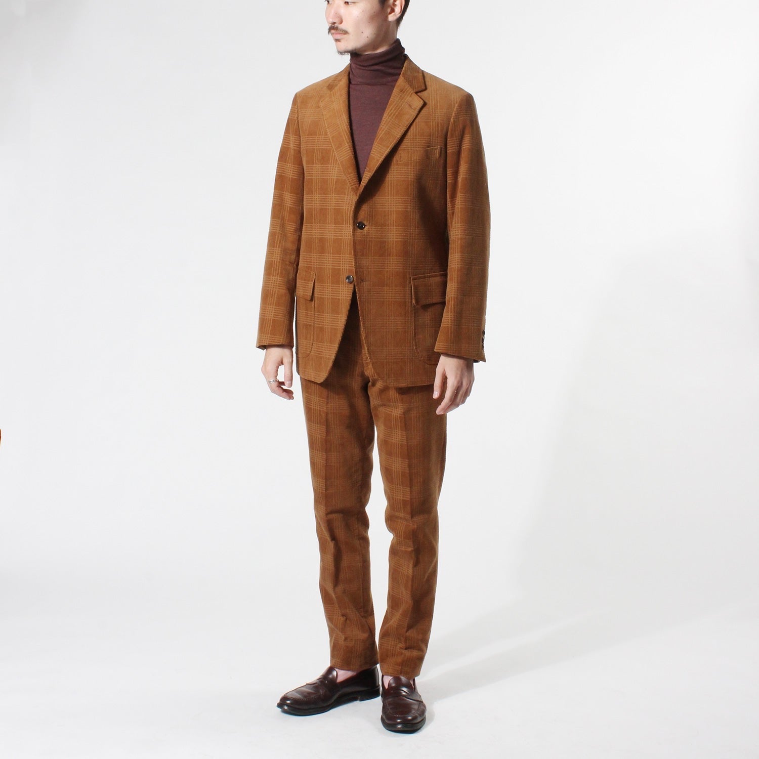 TRIM FIT PANTS / CHECK CORDUROY – ANATOMICA OFFICIAL ONLINE STORE