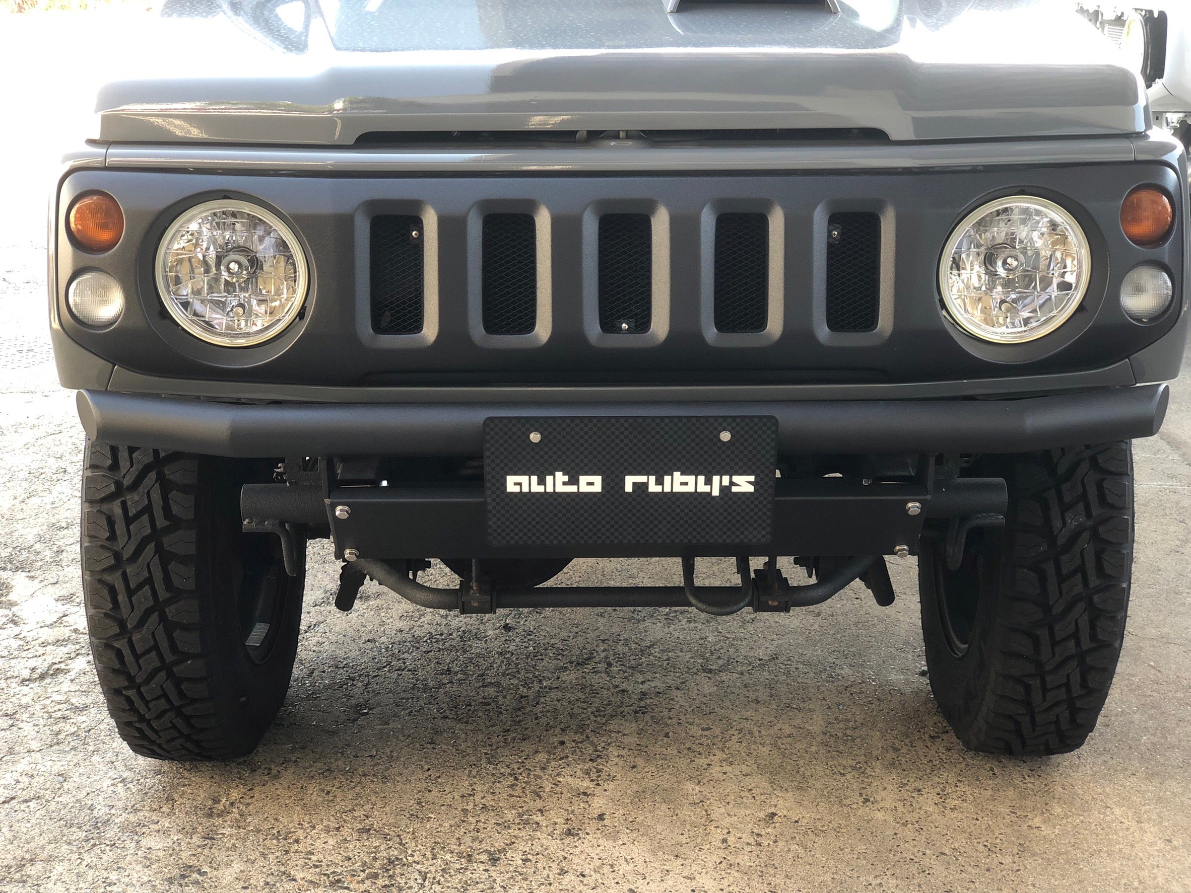 ジムニー 【JA11 JA22 JA12 SJ30 JA71】ストレートバンパー スキッド