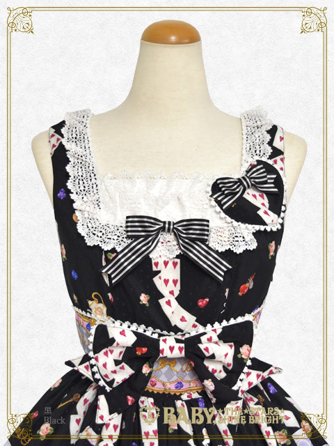 Alice in the Crystal Palace柄Ribbonジャンパースカート – BABY, THE