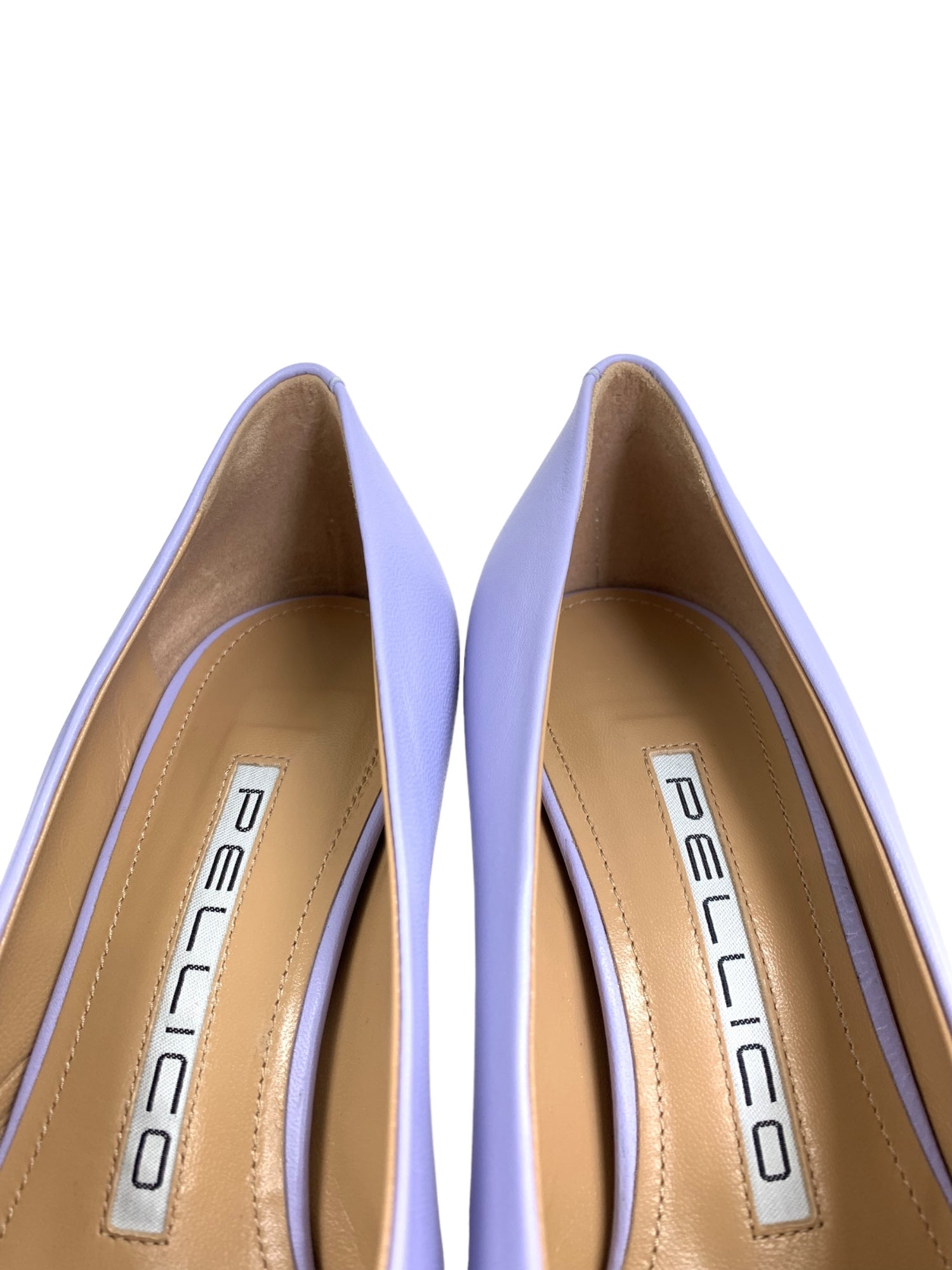 ペリーコ パンプス 35 パープル DAMA65 セミスクエアトゥ | 中古