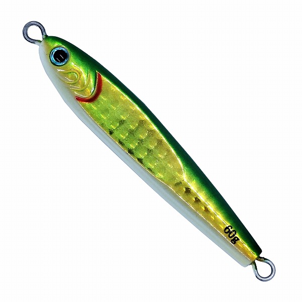 ダイワ メタルジグ TGベイト60g 3Dグリーンゴールドグローベリー