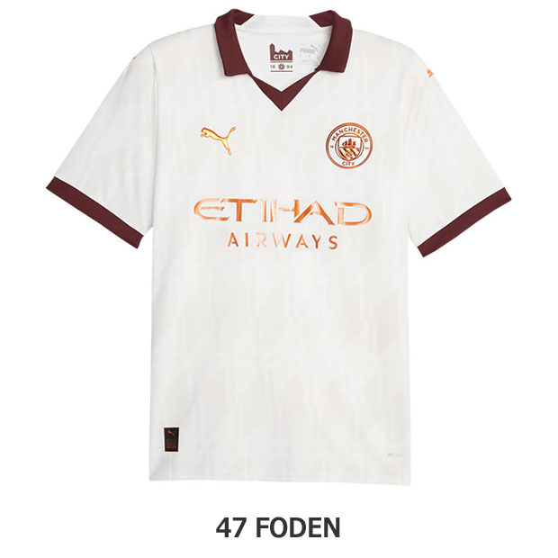 マンチェスターシティ 23-24 アウェイ 半袖レプリカユニフォーム 47