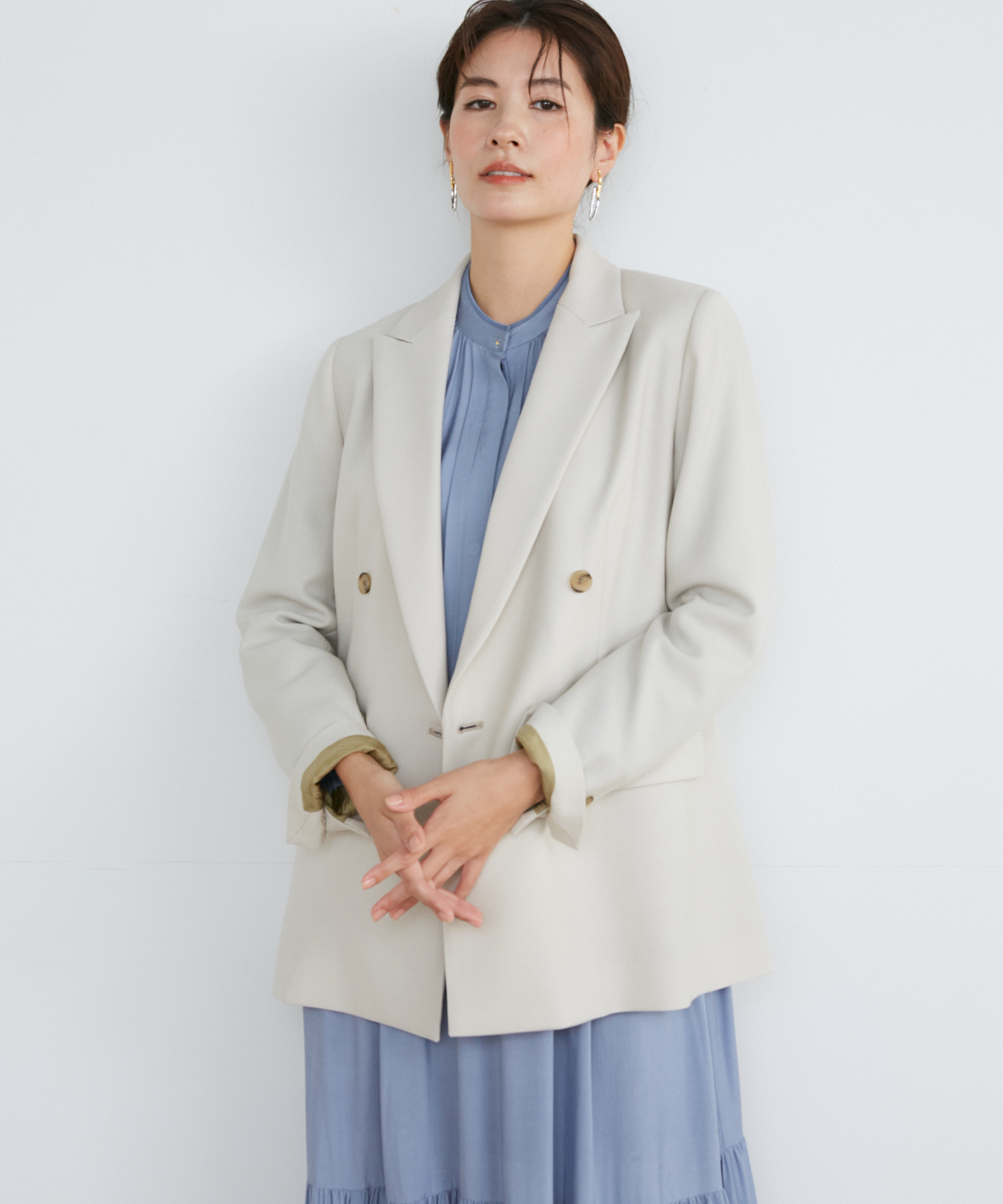 定番ダブルブレストジャケット｜INED（イネド）｜フランドル（FLANDRE