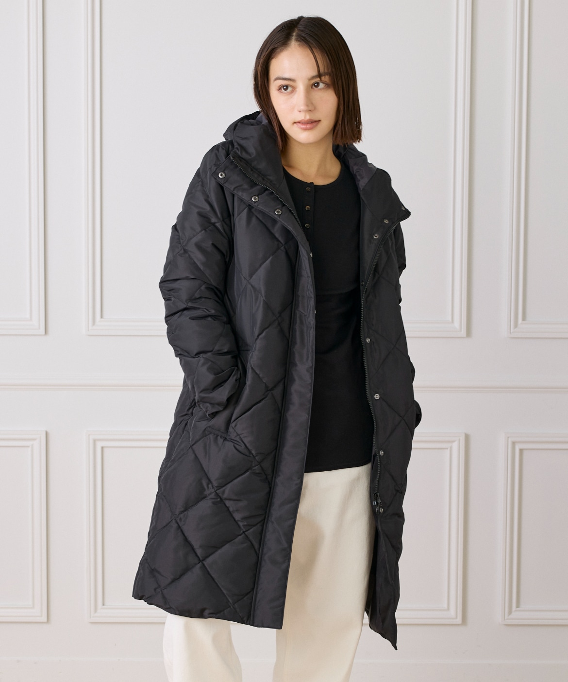 フーデットダウンコート《TAIONコラボレーション》 ｜DAY by DAY It's