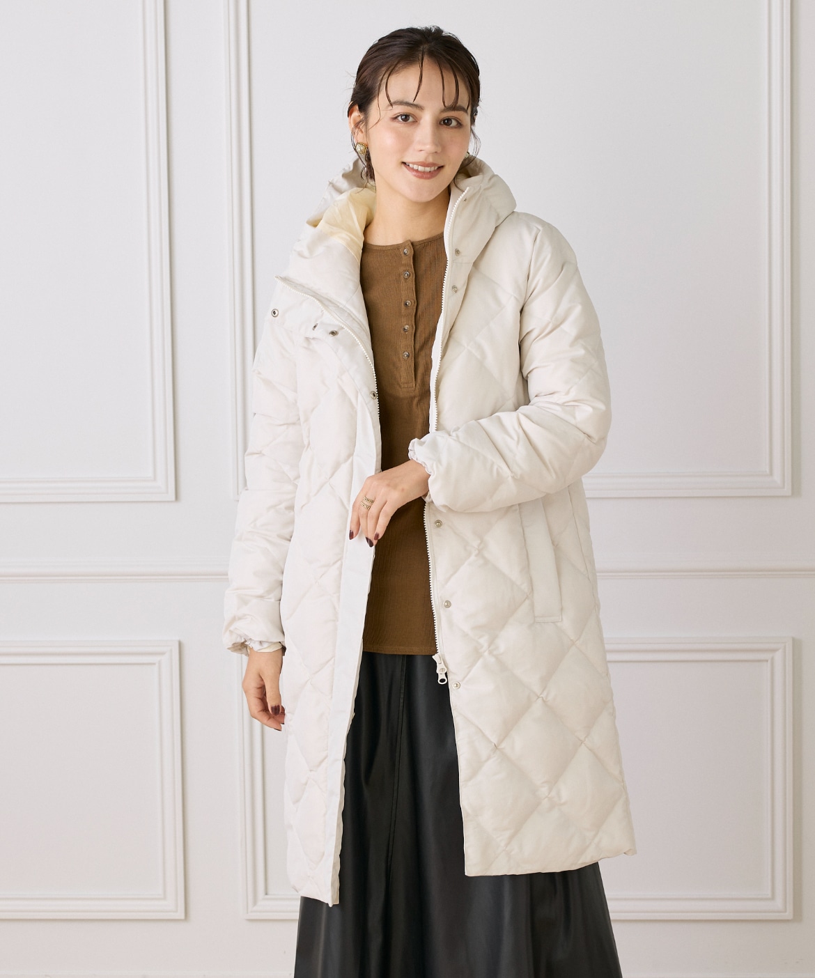 フーデットダウンコート《TAIONコラボレーション》 ｜DAY by DAY It's