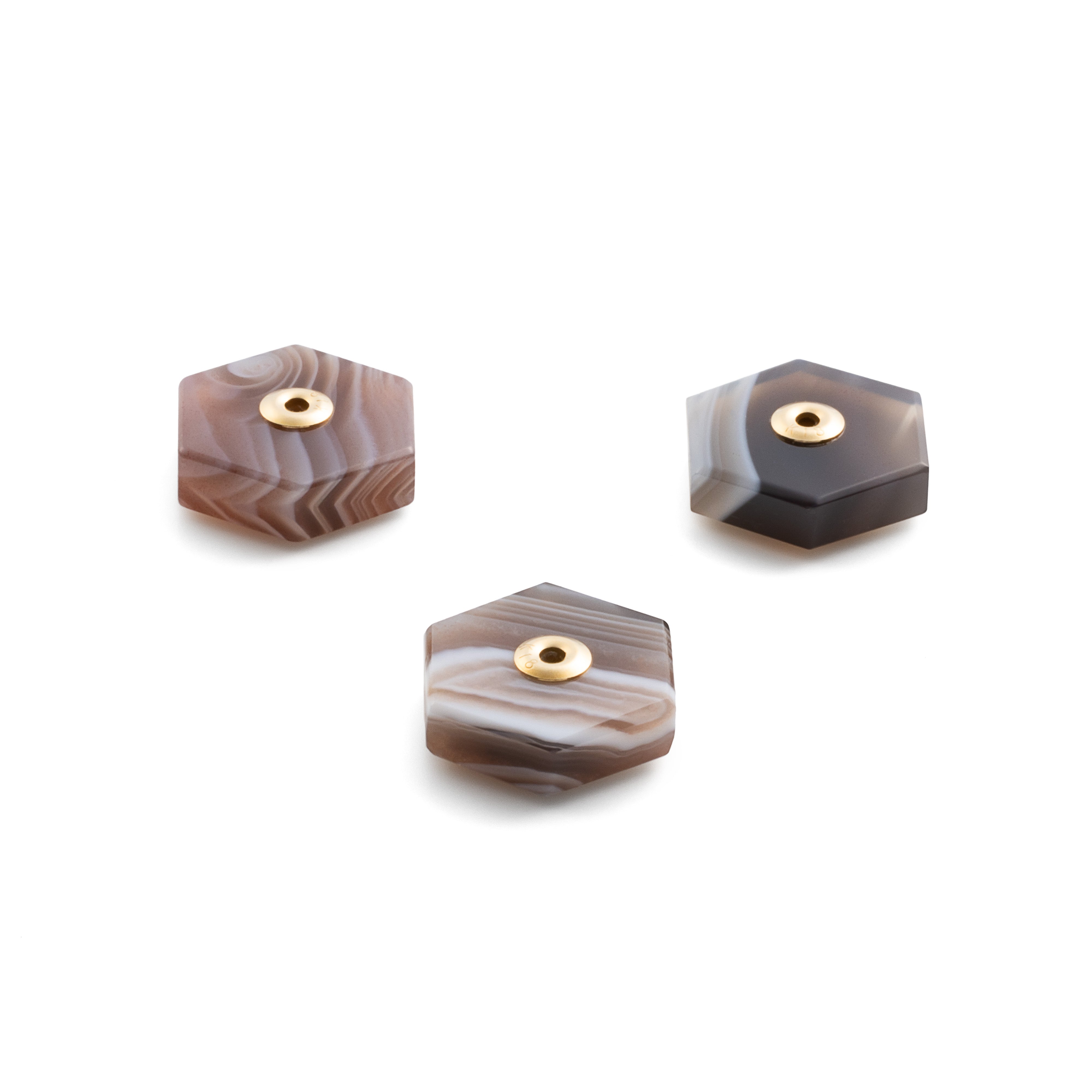 SPEAR ピアス ショート / ボツワナアゲート