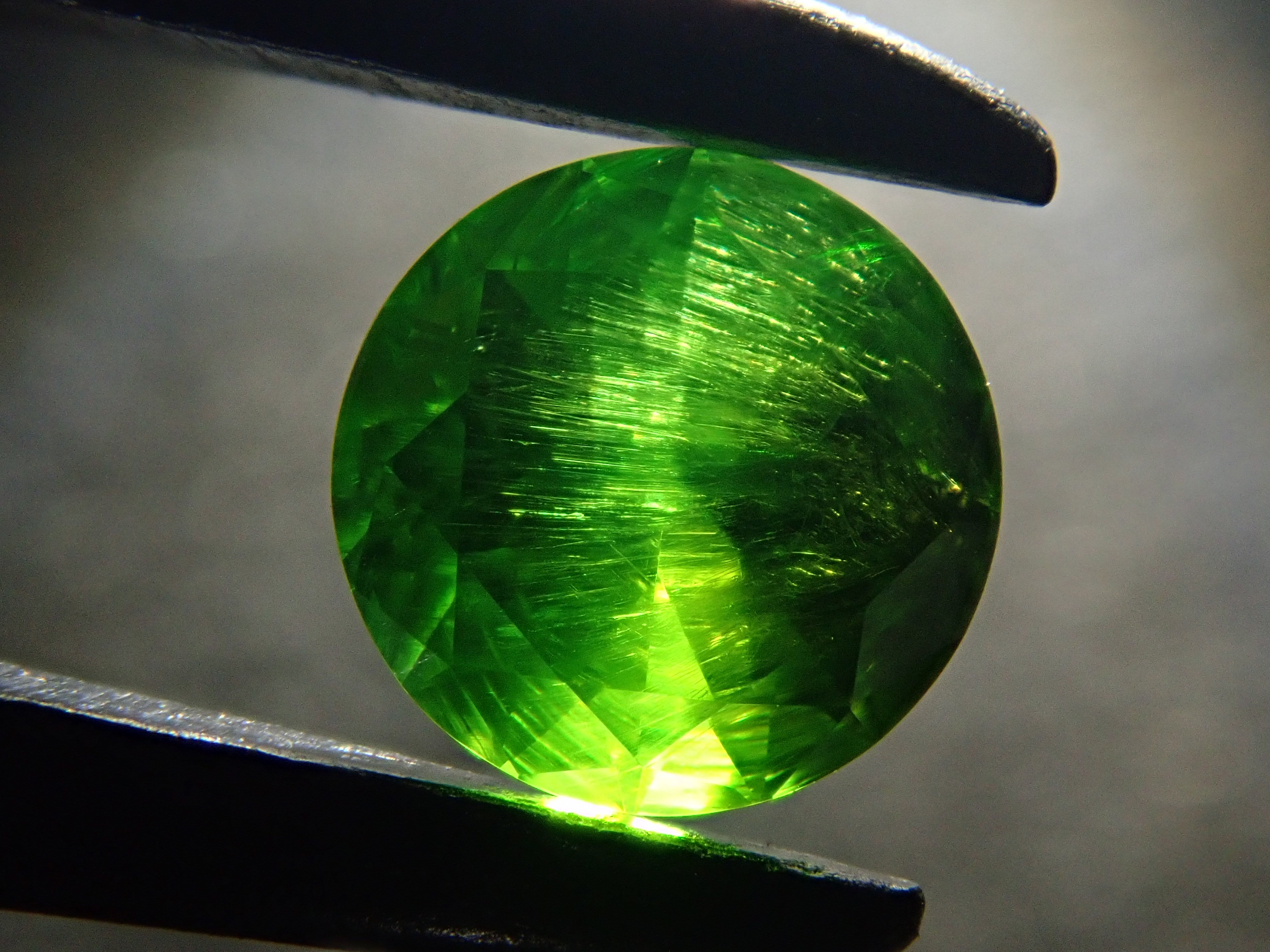 ロシア産デマントイドガーネット（ホーステール認む） 0.464ctルース