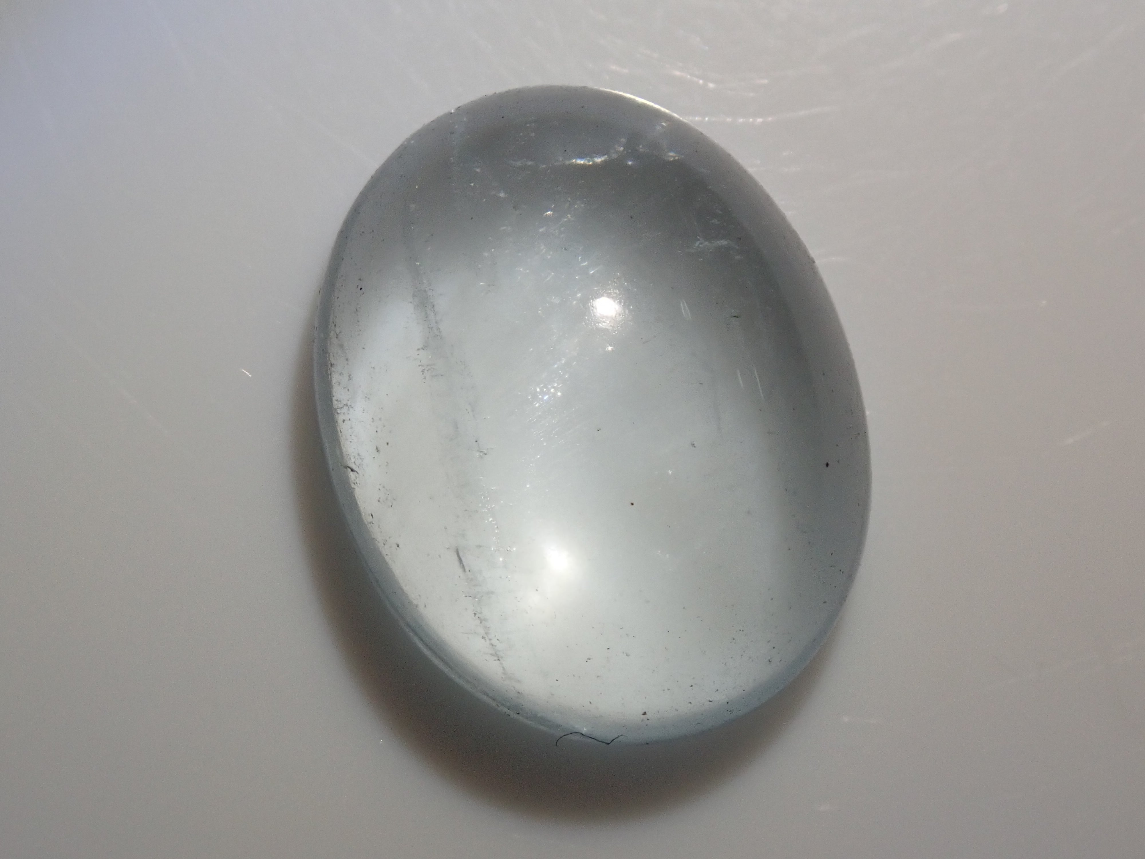Aquamarine cat's eye 3.528ct loose