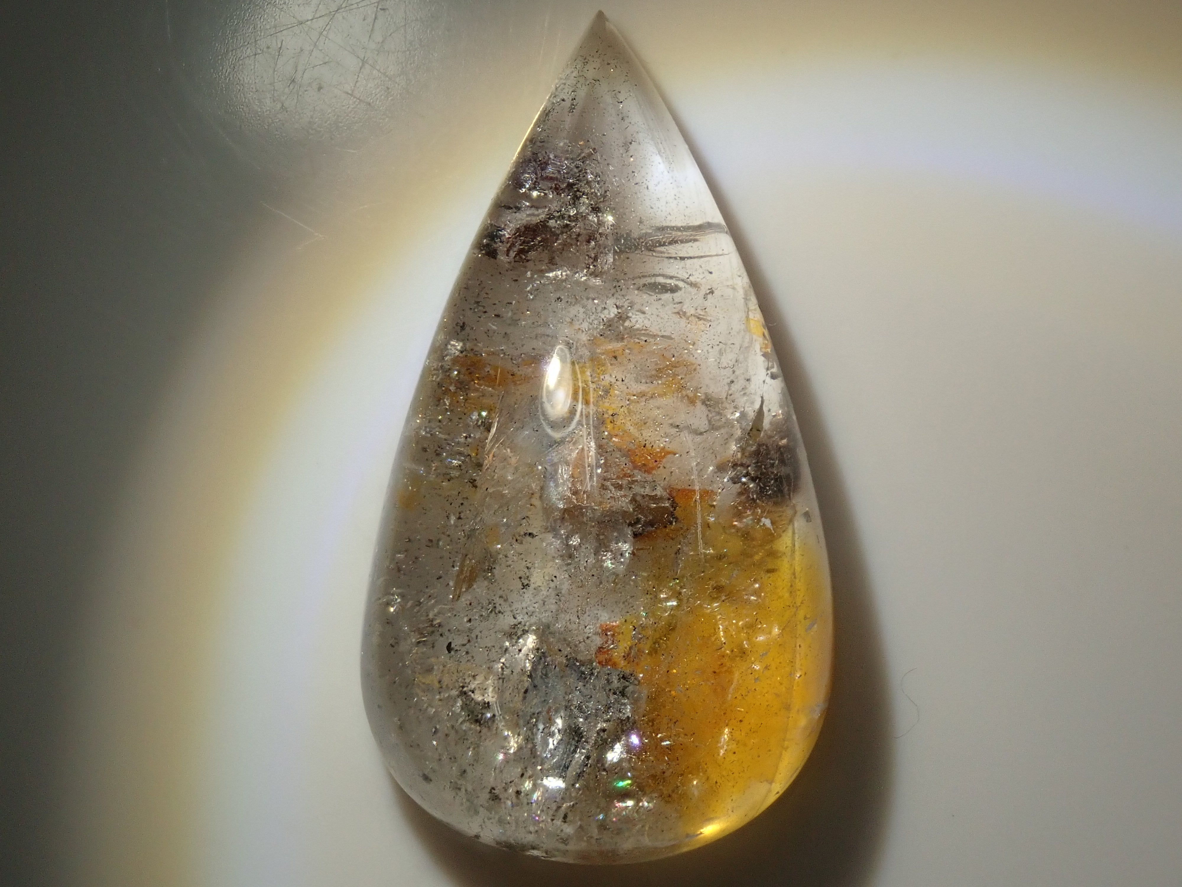 1/28 22時販売】ブラジル産パイライトインクォーツ 34.864ctルース