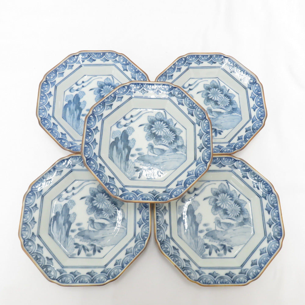 九谷焼 小皿 21枚 まとめセット M夕三八等 箱あわせ 昭和レトロ 時代物