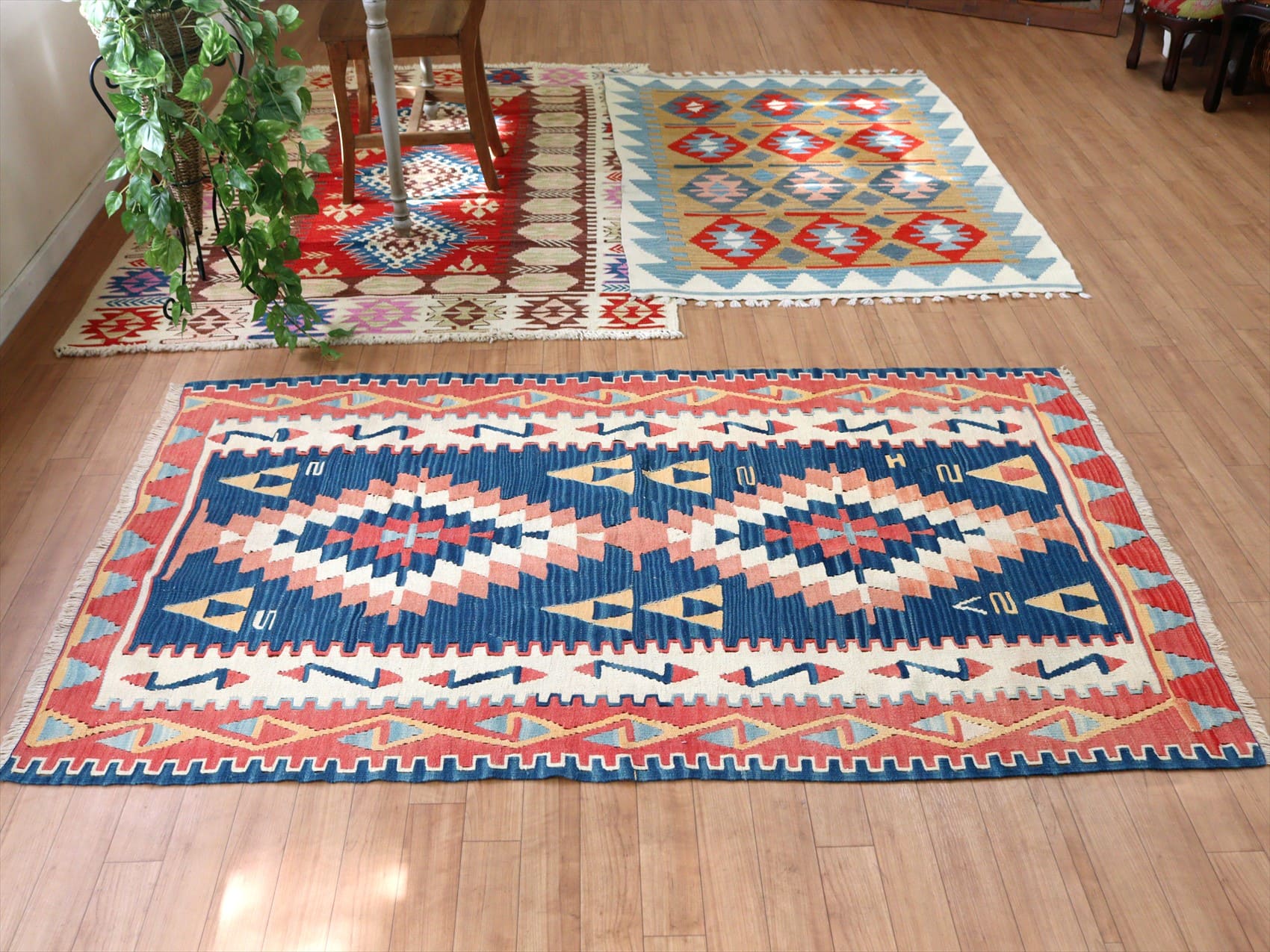 トルコ手織り絨毯 Kayseri-Bünyan サイズ:150x222 洗い済み トルコ