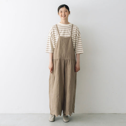 軽やかに着られるオールインワン・サロペット｜天然素材のやさしい装い