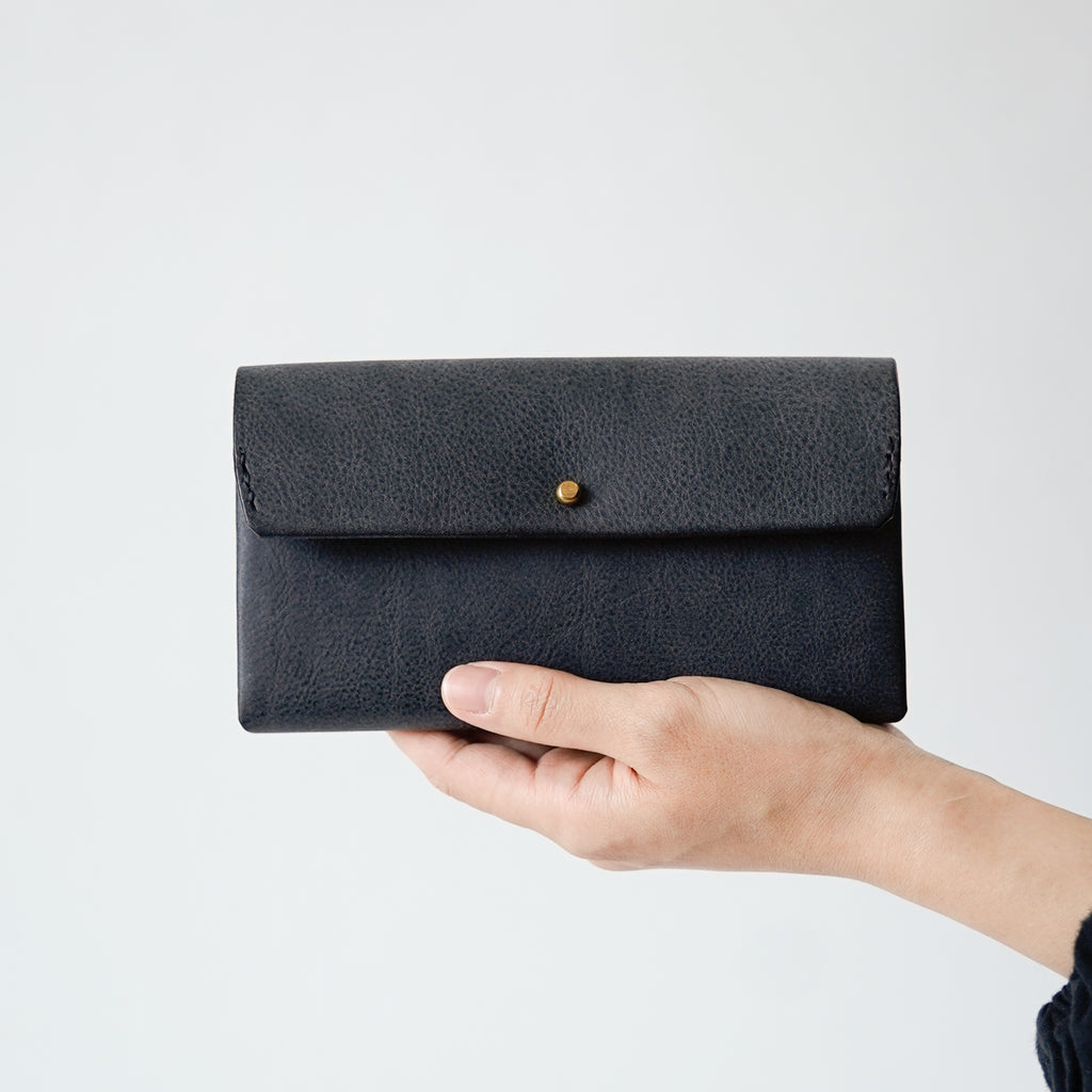 SAFUJI ミニ長財布（ホック）｜手になじむレザー財布 ｜くらすこと公式