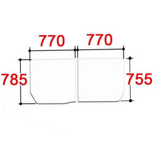 LIXIL・INAX 風呂ふた 組フタ 浴室部品 [YFK-1576B(10)R-D2] [YFK