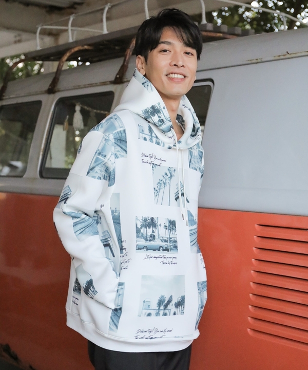 メモリアルフォトプリントP/Oパーカー｜メンズファッション通販 MEN'S