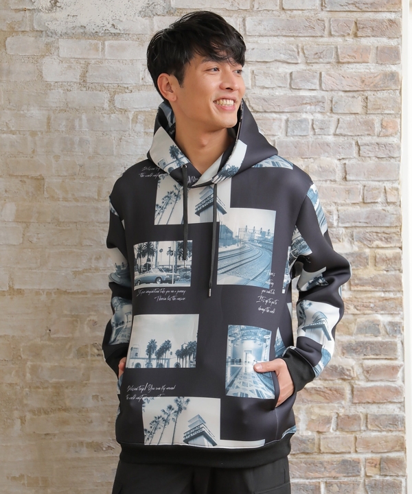 メモリアルフォトプリントP/Oパーカー｜メンズファッション通販 MEN'S