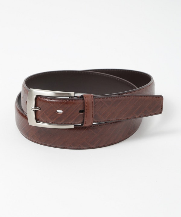 型押しオリジナルレザーベルト｜メンズファッション通販 MEN'S BIGI