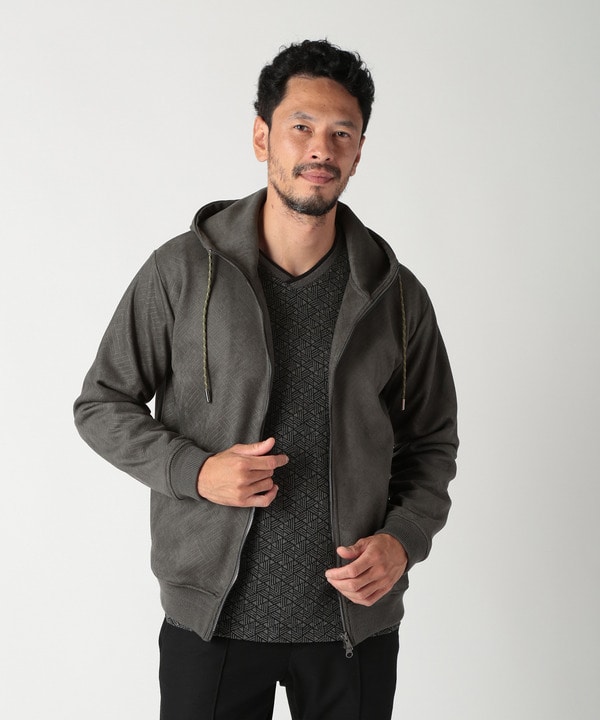 テックスエードエンボスパーカー｜メンズファッション通販 MEN'S BIGI