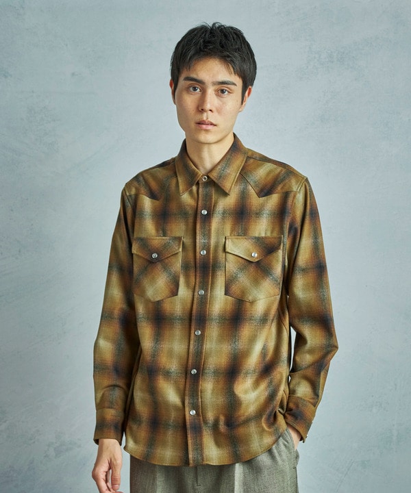 PENDLETON/ペンドルトン】別注オンブレチェックシャツ｜メンズ
