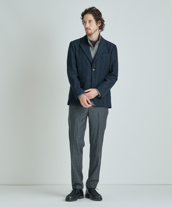 グレンチェックモール テーラードジャケット｜メンズファッション通販