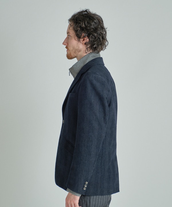 グレンチェックモール テーラードジャケット｜メンズファッション通販