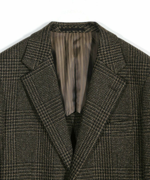 ウールグレンチェック テーラードジャケット｜メンズファッション通販