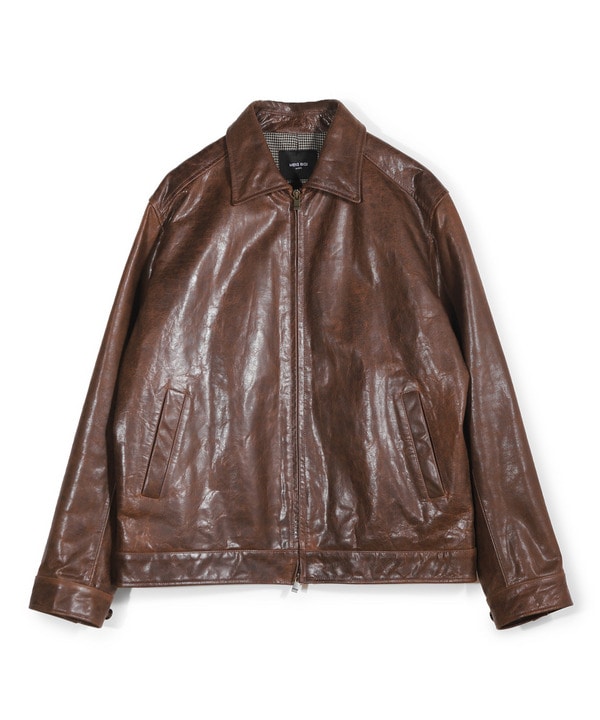 ゴートレザー ライダースブルゾン｜メンズファッション通販 MEN'S BIGI