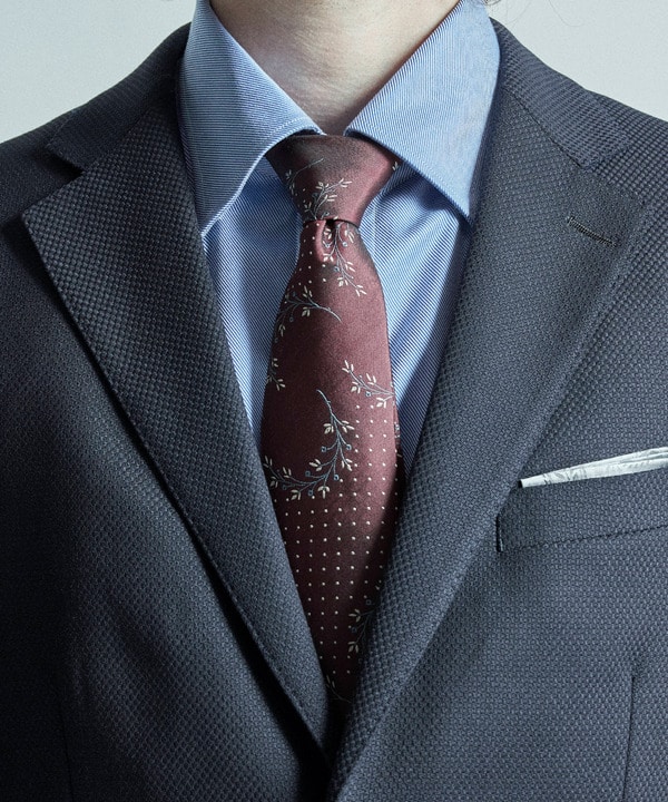 TIE YOUR TIE/タイユアタイ】フィレンツェフローラル柄ネクタイ