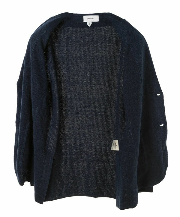 LARDINI／ラルディーニ】リネンコットンニットジャケット｜メンズ