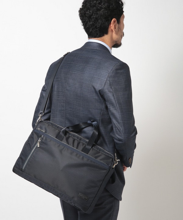 3way牛革コンビスクエアビジネスバッグ｜メンズファッション通販 MEN'S